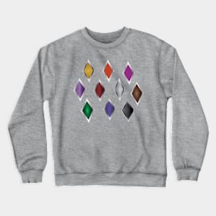 The Many Sides Of A Gem Crewneck Sweatshirt